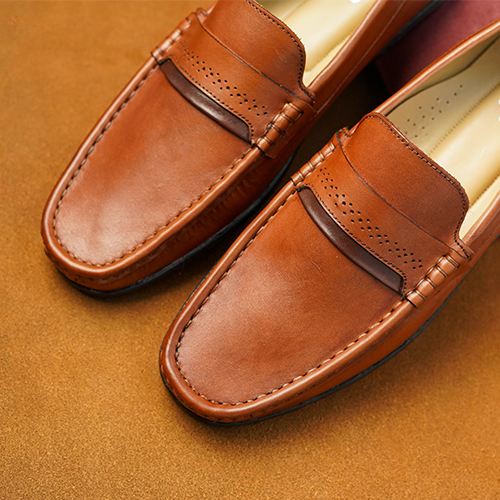 Premium Brown Color Moccasin (Crm 18)~ 1 Pair