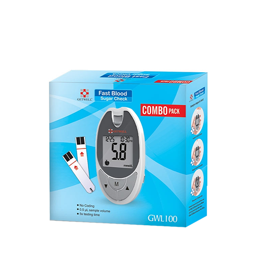 Getwell Fast Blood Sugar Check Combo Pack