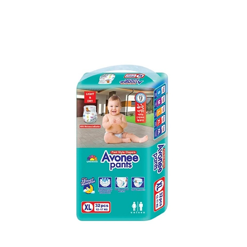 Avonee Baby Pant Diaper XL Size (12 -17 kg)~32 Pcs