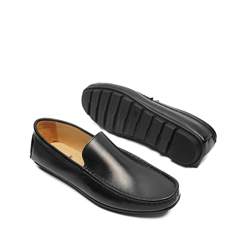 Black Color Moccasin (Crm-33)~ 1 Pair