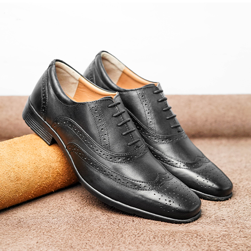 Premium Formal Leather Shoes For Men (Crm-21)~ 1 Pair