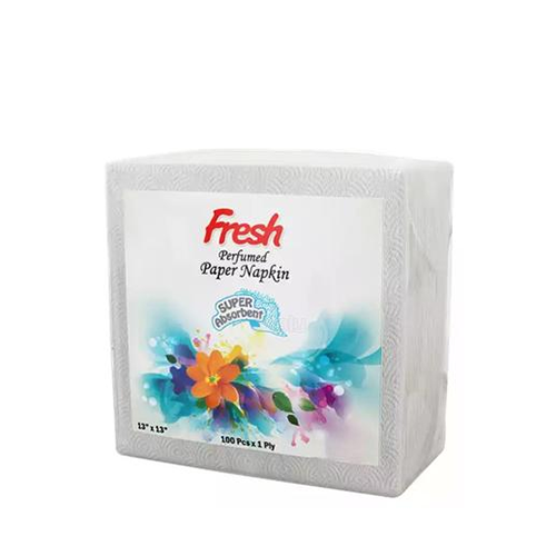 Fresh Paper Napkin Perfumed 100 Pcs x 1 Ply