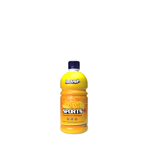 Bruvana Sports+ Electrolyte Beverage (Mango Flavor)~ 250 ML