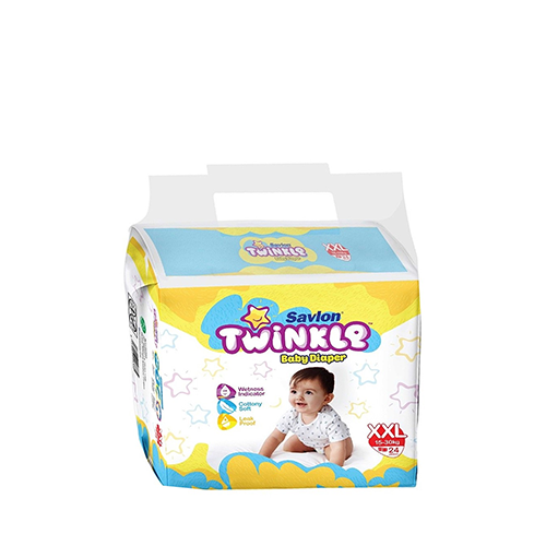 Savlon Twinkle Belt Style Baby Diaper xXL Size (15-30 kg)~24 Pcs