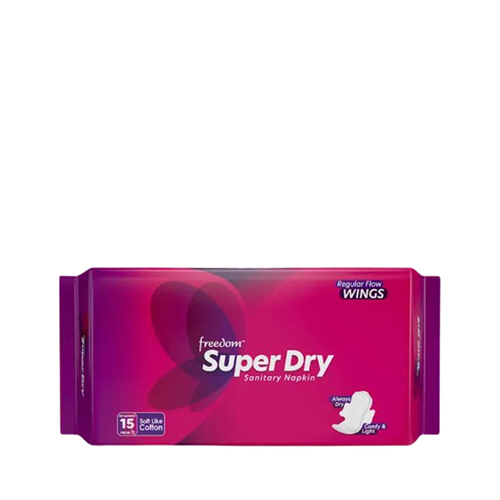 ACI Freedom Super Dry Sanitary Napkin Pads~(15 Pads/Pack)