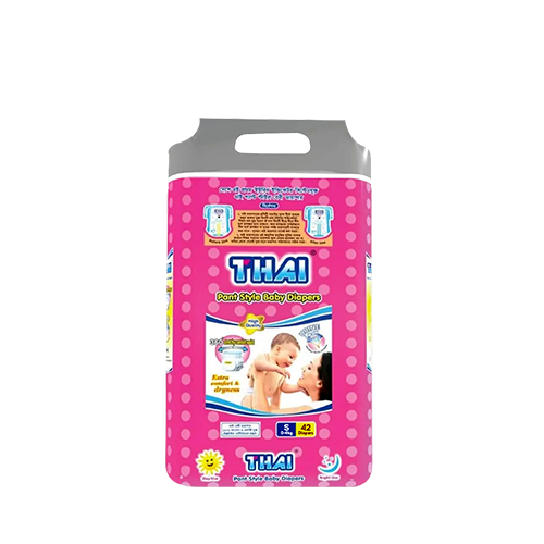 Thai Pant Style Diaper For Newborn Baby(0-4 Kg)~42 Pcs