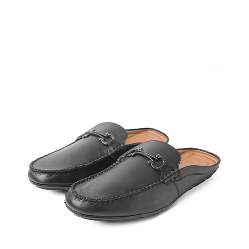 Moccasin Black Color Half Shoes (Crm 26)~ 1 Pair