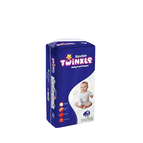 Savlon Twinkle Baby Pant Diaper Medium Size (6-12kg)~40 Pcs