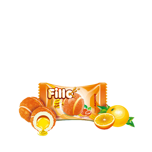 Matador Fillo Tennis Ball Gum Orange Flavor~ 1 Pcs