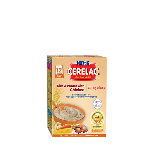 Nestle Cerelac Rice, Potato, Chicken (12-24Months)~ 350 Gm