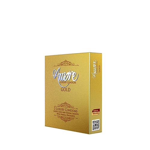 Amore Gold Condom~(3 pcs/Pack)