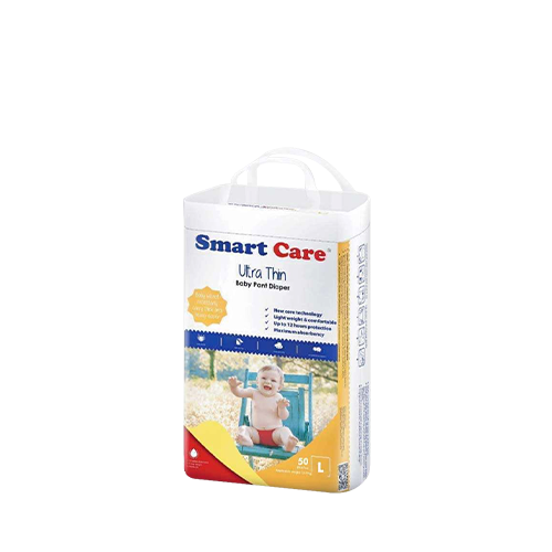 SmartCare Ultra Thin Pant System Baby Diaper Large Size (9-14 Kg)~ 50 Pcs