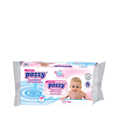 Pozzy Baby Wet Towel Wipes~120 Pcs