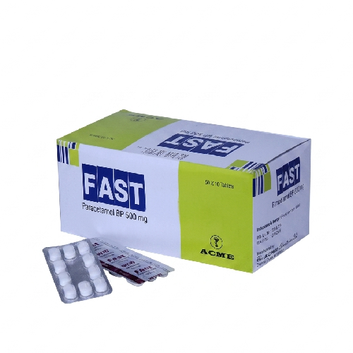 Fast 500 mg Tablet ~ 1 Strip