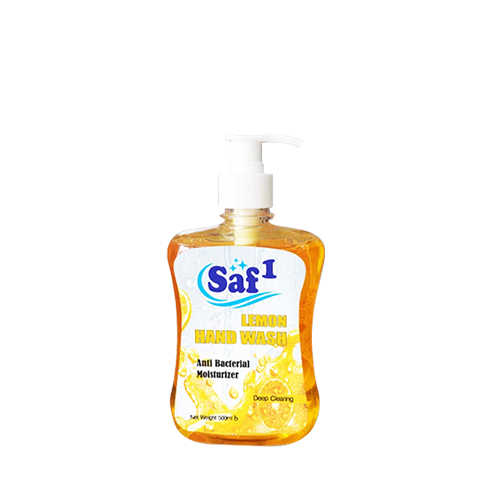 Saf1 Anti Bacterial Lemon Hand Wash~ 500 ml