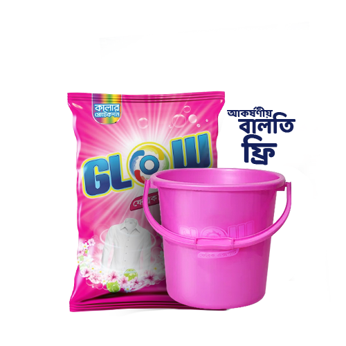 Akij Glow Fabric Expert Detergent Powder With Bucket Free~2 Kg