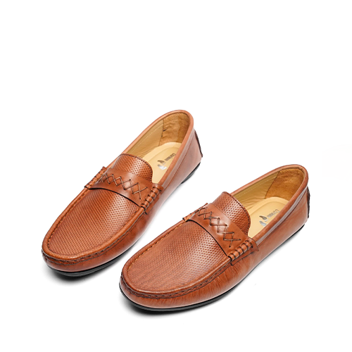 Saddle Brown Color Moccasin (Crm-35)~ 1 Pair