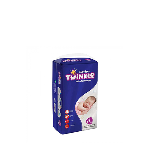 Savlon Twinkle Baby Pant Diaper Small Size (Upto-8kg)~5Pcs