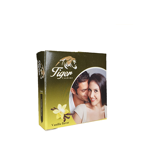 Tiger Super Dotted Vanilla Flavour Condom~(3 pcs/Pack)