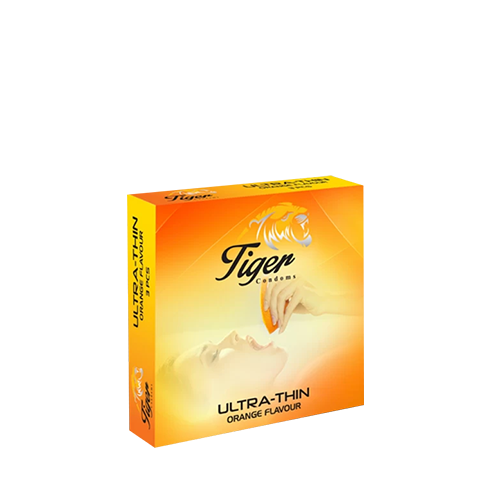 Tiger Ultra Thin Orange Flavor Condom~(3 pcs/Pack)