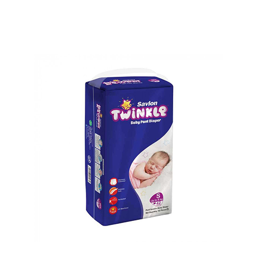 Savlon Twinkle Baby Pant Diaper Small Size (Upto-8kg)~42 Pcs