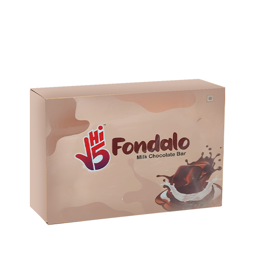 Hi5 Fondalo Chocolate Bar Box Pack~ 20 Gm (20 Pcs)