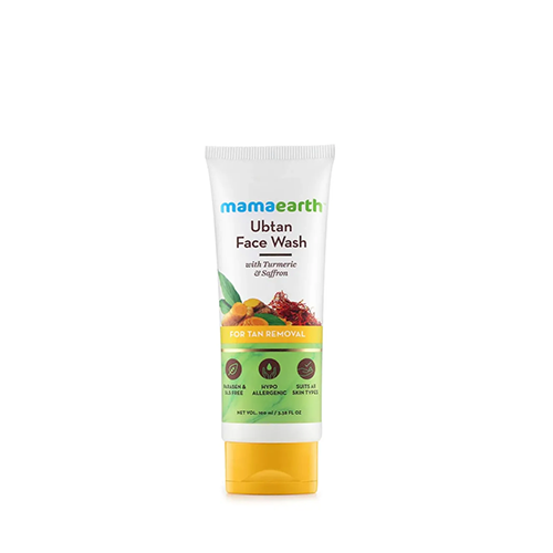 MamaEarth Ubtan With Turmeric & Saffron FaceWash~100 ml