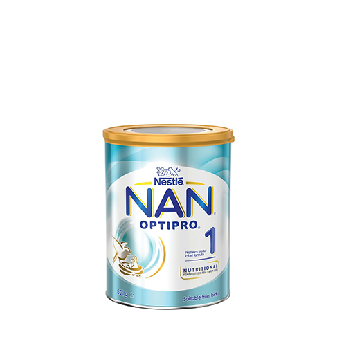 Nestlé Nan Optipro 1 Formula Milk Powder Tin (0-6 Months)~ 400 Gm