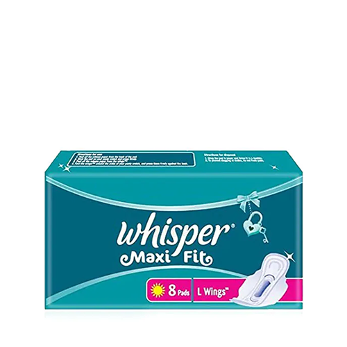 Whisper Maxi fit Wings Sanitary Pads~(8 Pads/Pack)