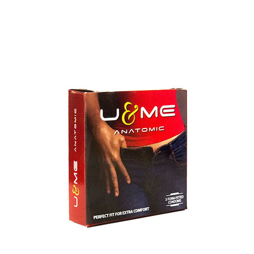 U&Me Anatomic Condom~(3 pcs/Pack)