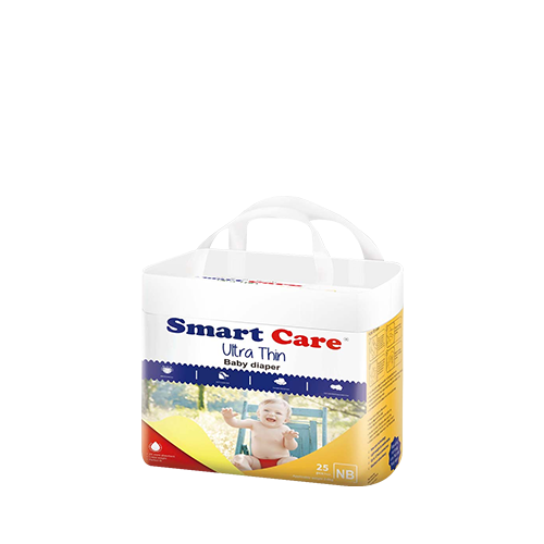 SmartCare Ultra Thin Belt System Baby Diaper Small Size (2-5 Kg)~ 25 Pcs