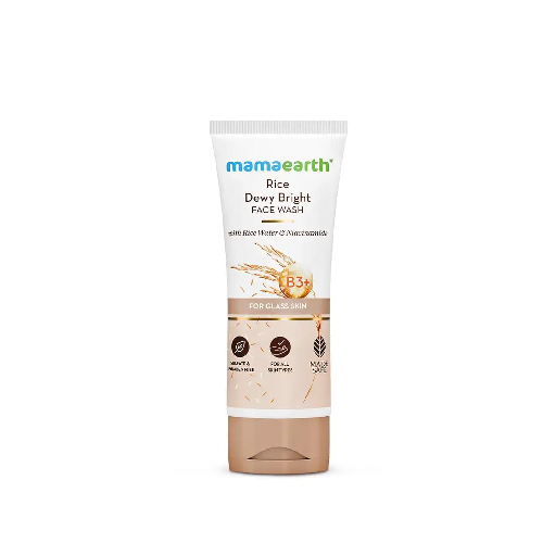 MamaEarth Rice Dewy Bright FaceWash With Rice Water & Niacinamide~100 ml