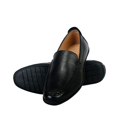 Premium Black Color Moccasin (Crm 05)~ 1 Pair