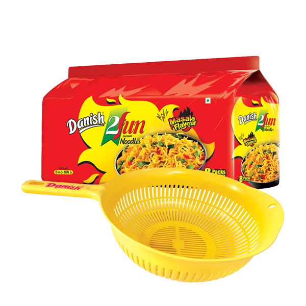 DANISH NOODLES 8 PACK (Free Strainer)