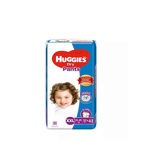 Huggies Dry Pants Baby Diaper xXL Size (15-25 Kg)~32 Pcs