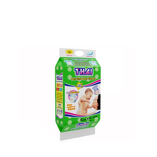 Thai Pant Style Baby Diaper xXL Size (15-25 Kg)~4 Pcs