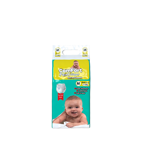Comfort Pant Style Baby Diaper Medium Size (7-12 kg)~40 Pcs