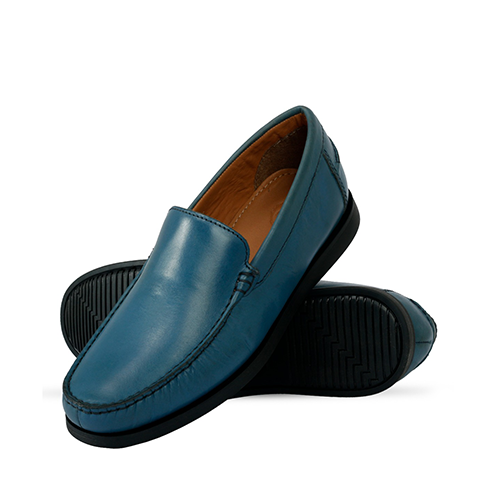 Stylish Blue Color Moccasin (Crm 22)~ 1 Pair