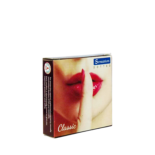 Sensation Classic Dotted Condoms~(3 pcs/Pack)