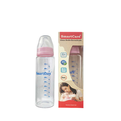 Smart Care Glass Borosilicate Feeding Bottle~240ml