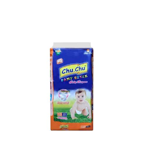 Chu. Chu Pant System Baby Diaper xXL Size (15-25 kg)~24 Pcs