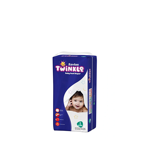 Savlon Twinkle Baby Pant Diaper Large Size (8-15kg)~4 Pcs