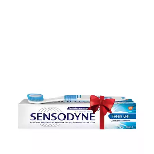 Sensodyne Fresh Gel Toothpaste (Free Brush 1 pcs) 150Gm