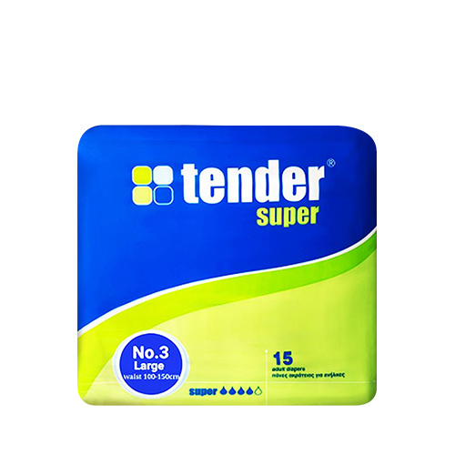 Tender Adult Diaper Large Size~15 Pcs