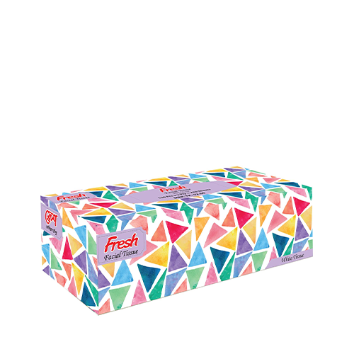 Fresh Facial White Tissue Box (100 Pcs x 2 Ply)