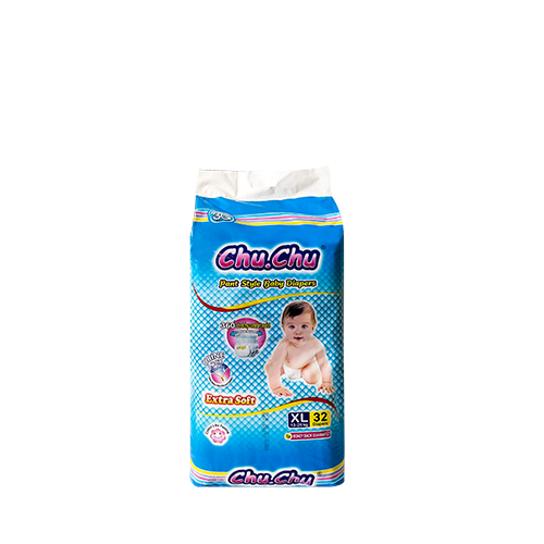 Chu. Chu Pant System Baby Diaper XL Size (13-20 kg)~32 Pcs