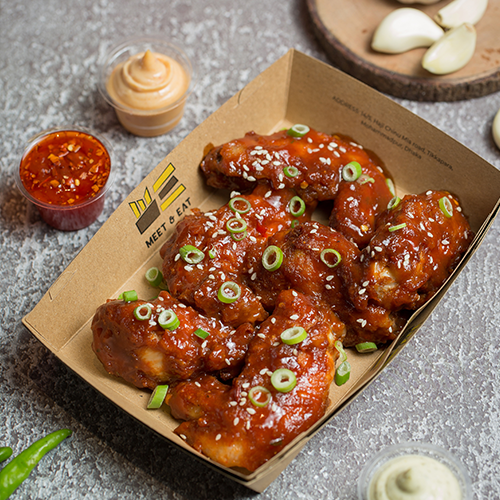 Korean BBQ Wings (6pcs)